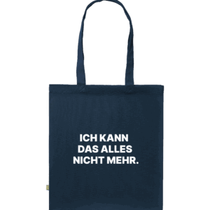 Ich kann das alles nicht mehr TASCHE NAVY BLUE